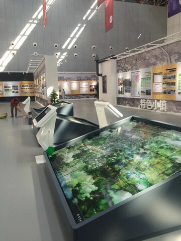 宿遷市建市20周年展覽館信息發(fā)布、觸摸設(shè)備均由米可提供